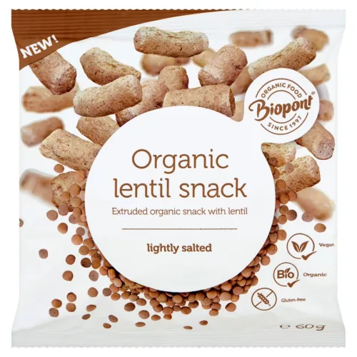 Biopont bio extrudált lencse, enyhén sós 60 g - Bio és natúr élelmiszerek