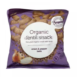 Biopont bio extrudált lencse, hagymás-borsos 60 g - Bio és natúr élelmiszerek