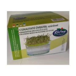 Rédei csíráztató üvegtál szűrővel 1 db - Bio és natúr élelmiszerek