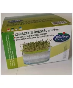 Rédei csíráztató üvegtál szűrővel 1 db - Bio és natúr élelmiszerek