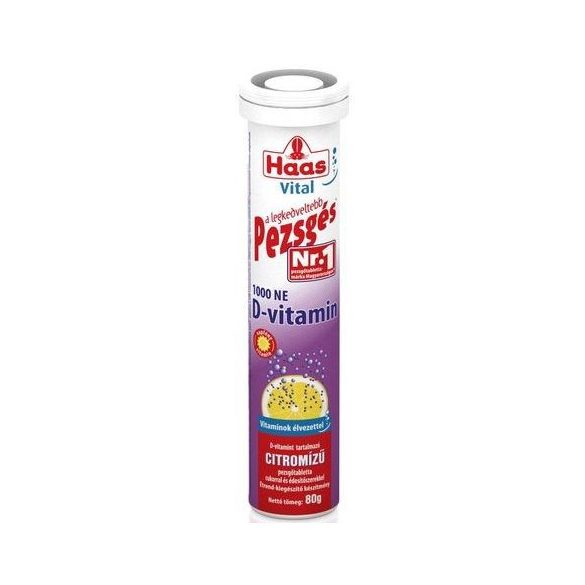 HAAS D-VITAMIN PEZSGÕTABLETTA 80G