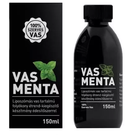 Vasmenta liposzómás vas tartalmú folyékony étrend-kiegészítő 150 ml - Bio és natúr étrendkiegészítők