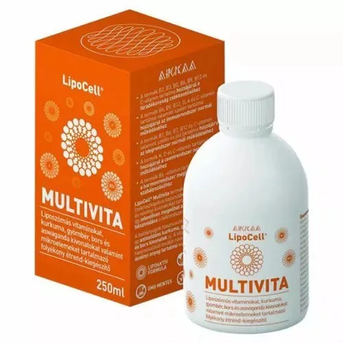 Lipocell -multivitamin liposzómás vitaminokkal 250 ml - Bio és natúr étrendkiegészítők