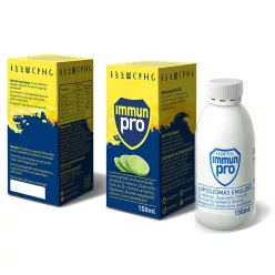 ImmunPro liposzómás emulzió étrendkiegészítő citrom-lime ízesítéssel 150 ml - Bio és natúr étrendkiegészítők