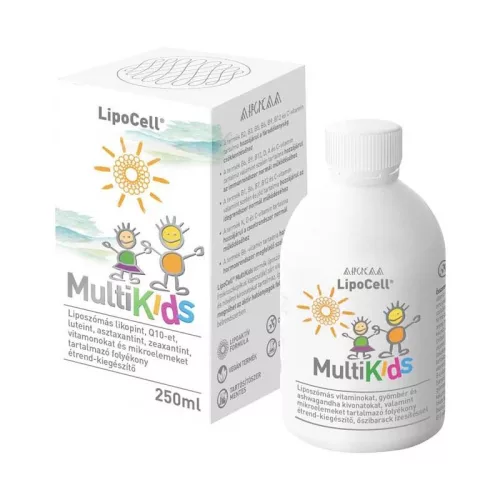 Lipocell multikids 250 ml - Bio és natúr étrendkiegészítők