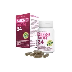 MikroBiom 24 élőflórás étrend-kiegészítő kapszula 30 db - Bio és natúr étrendkiegészítők