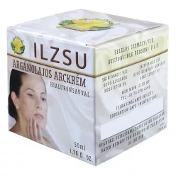 ILZSU ARGÁNOLAJOS ARCKRÉM HIALURONSAVVAL 50 ml - Bio és natúr kozmetikumok