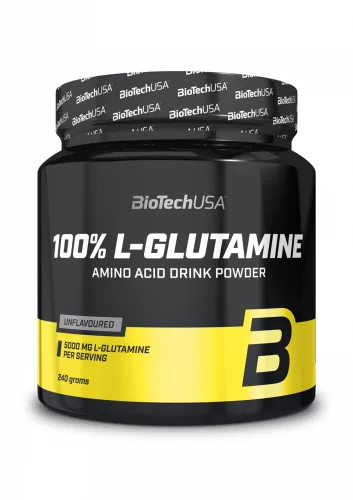 Biotech l-glutamine 240 g - Bio és natúr élelmiszerek