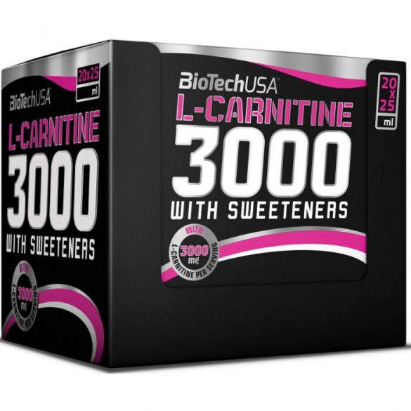 BiotechUSA L-Carnitine ampulla 3000mg narancs 25ml