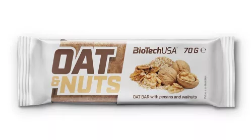 BiotechUSA Oat and Nuts 70g pekándió . - Bio és natúr élelmiszerek