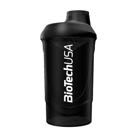 BiotechUSA Keverőpalack Biotech Wave 600ml fekete-füst