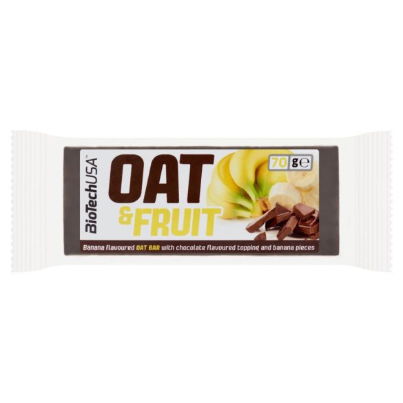 BiotechUSA Oat and Fruits 70g csokoládé-banán 20/dob.