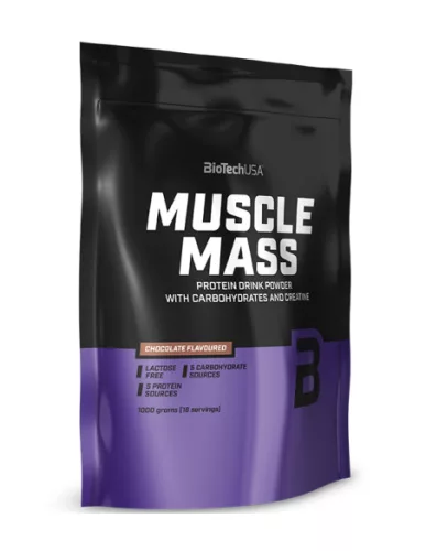 BiotechUSA Muscle Mass 1000g csokoládé - 