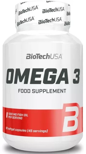 BiotechUSA Mega Omega 3 90 caps - Bio és natúr étrendkiegészítők