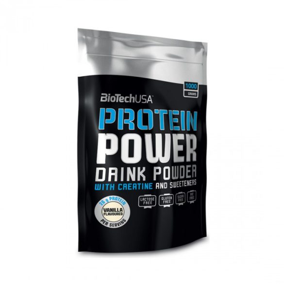 BiotechUSA Protein Power 1000g zsák eper-banán