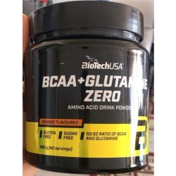 BiotechUSA BCAA+Glutamine Zero 480g narancs