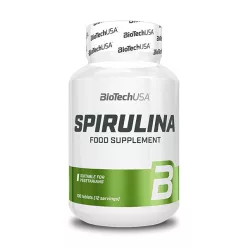 BiotechUSA Spirulina 100 tbl - Bio és natúr étrendkiegészítők