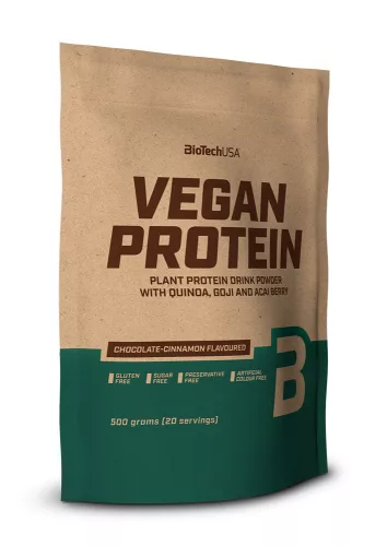 BiotechUSA Vegan Protein 500g mogyoró - Bio és natúr étrendkiegészítők