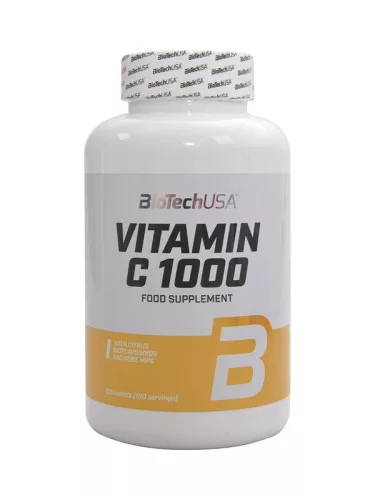 BiotechUSA Vitamin C 1000 100 tbl - Bio és natúr étrendkiegészítők