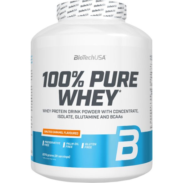 BiotechUSA 100% Pure Whey 2270g sós karamell