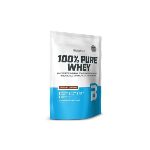 BiotechUSA 100% Pure Whey 454g csokoládé - Bio és natúr étrendkiegészítők