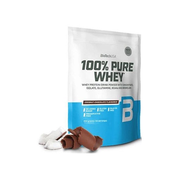 BiotechUSA 100% Pure Whey 454g kókusz-csokoládé