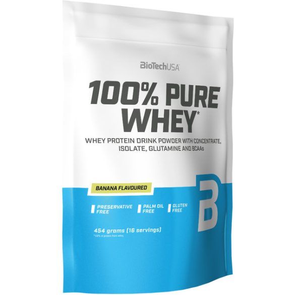 BiotechUSA 100% Pure Whey 454g banán