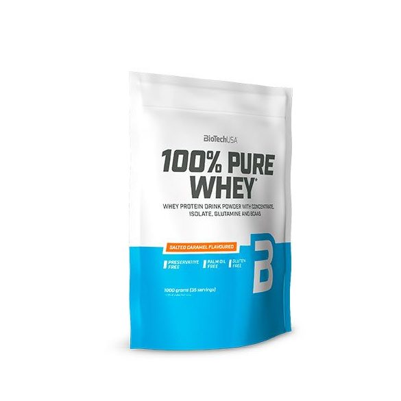 BiotechUSA 100% Pure Whey 454g sós karamell