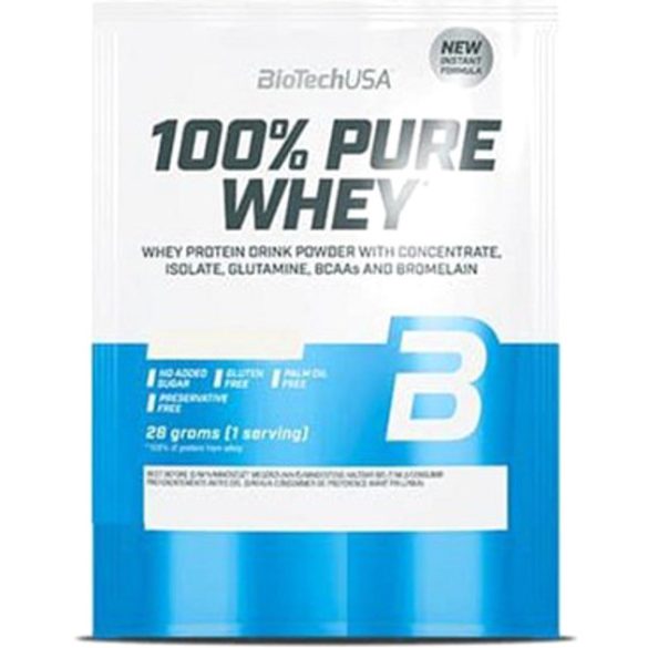 BiotechUSA 100% Pure Whey 28g bourbon vanília