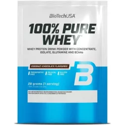 BiotechUSA 100% Pure Whey 28g kókusz-csokoládé - 