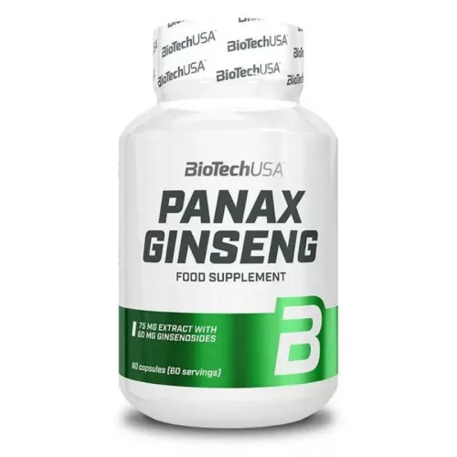 BiotechUSA Panax Ginseng 60 caps - Bio és natúr étrendkiegészítők