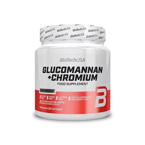 BiotechUSA Glucomannan + Chromium 225g