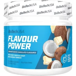 BiotechUSA Flavour Power 160g kókusz-fehércsokoládé - 