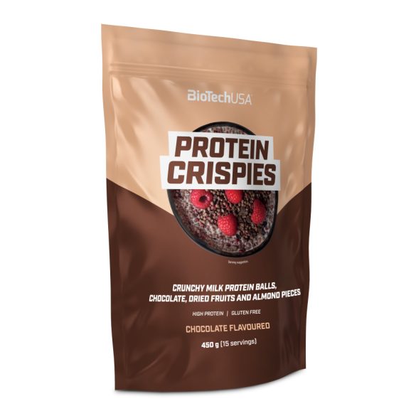 BiotechUSA Protein Crispies 450g csokoládé