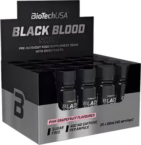 BiotechUSA Black Blood Shot 60ml lemonade - 