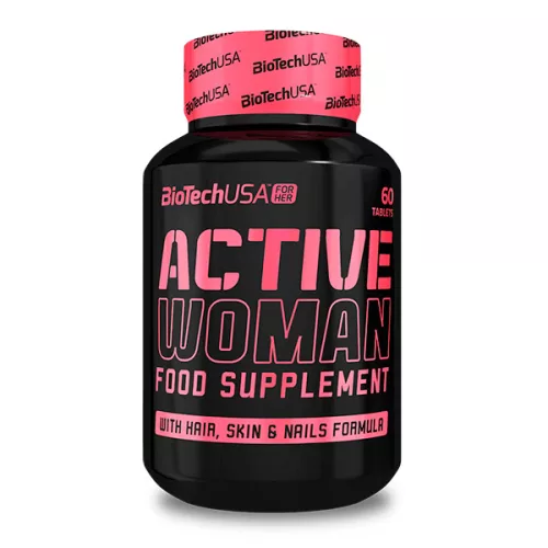 BiotechUSA Active Woman 60 tbl - Bio és natúr étrendkiegészítők