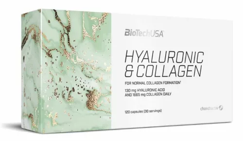 BiotechUSA Hyaluronic & Collagen 120 caps - Bio és natúr étrendkiegészítők