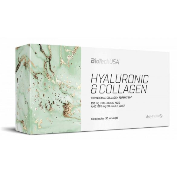 BiotechUSA Hyaluronic & Collagen 120 caps