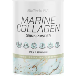 BiotechUSA Marine Collagen 240g zöld tea-citrom - Bio és natúr étrendkiegészítők