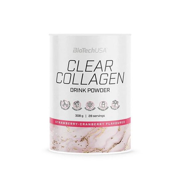 BiotechUSA Clear Collagen 308g eper vörösáfonya