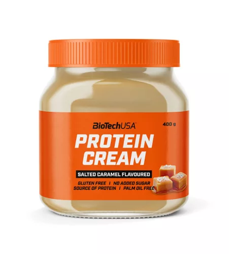 BiotechUSA Protein Cream 400g sós karamell - Bio és natúr élelmiszerek