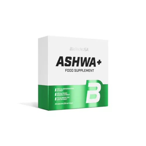 BiotechUSA Ashwa+ 30 caps - Bio és natúr étrendkiegészítők