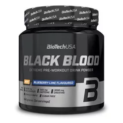 BiotechUSA Black Blood NOX+ 340g áfonya-lime - 
