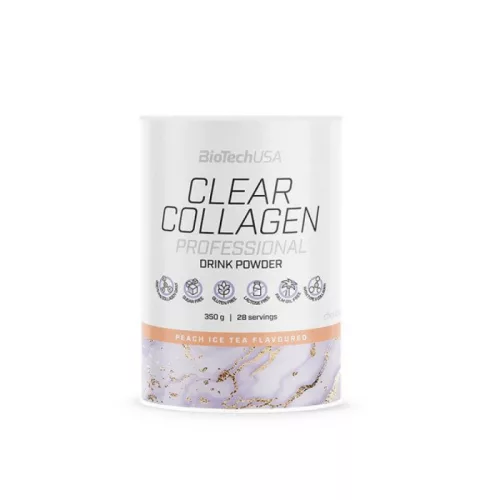 BiotechUSA Clear Collagen Professional 350g barackos ice tea - Bio és natúr étrendkiegészítők