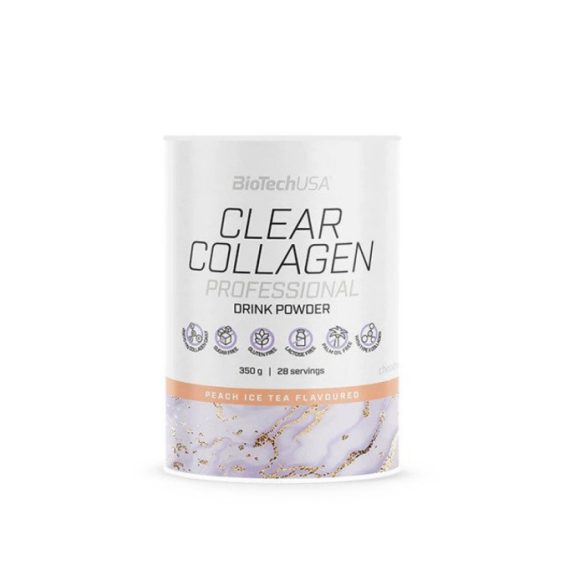 BiotechUSA Clear Collagen Professional 350g barackos ice tea