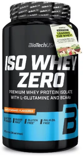 BiotechUSA Iso Whey Zero 908g sós karamell - 