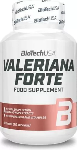 BiotechUSA Valeriana Forte 60 tbl - Bio és natúr étrendkiegészítők