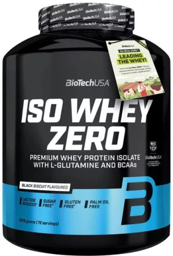 BiotechUSA Iso Whey Zero 1816g black biscuit