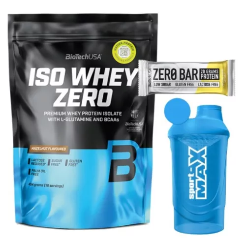 BiotechUSA Iso Whey Zero 454g mogyoró - 