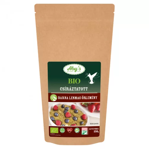 Aby bio csíráztatott lenmag 250 g - Bio és natúr élelmiszerek